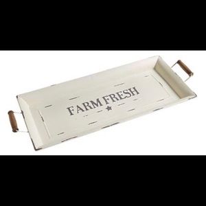 Pier 1 Farm Metal Tray